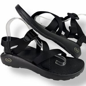 Chaco Z/1 Classic Sport Sandals Black Adjustable Strap Women’s 10 W Wide